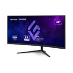 ViewSonic VX3418C-2K 34" Curved Gaming Monitor UWQHD 180Hz VA Panel Black