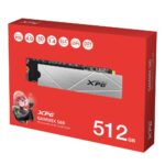 XPG GAMMIX S60 512 GB M.2 2280 NVMe SSD PCIe 4.0 with Heatsink