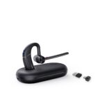 Yealink BH71 Pro Monaural Wireless Headset with Bluetooth 5.2 and USB-C Connection Noise Cancelling Microphone Black