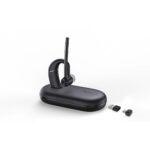 Yealink BH71 Pro Monaural Wireless Headset with Bluetooth 5.2 and USB-C Connection Noise Cancelling Microphone Black
