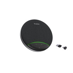 Yealink SP92 Speakerphone Bluetooth 5.3 USB-C with Dongle AI Noise Reduction Echo Cancellation Black