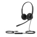 Yealink UH34 Dual Teams Headset Wired USB Type-A Black Boom Microphone Noise Cancelling