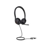Yealink UH35 Wired USB-C and USB-A Headset Dual Microphone Passive Noise Cancelling Optimised for Teams Black