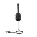 Yealink UH35 Wired USB-C and USB-A Headset Dual Microphone Passive Noise Cancelling Optimised for Teams Black