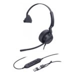 Yealink UH42 Mono Wired USB-C/A Headset with Boom Mic and Noise Cancelling Black