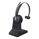 Yealink WH64 Mono Teams Headset Wireless DECT Bluetooth USB-C Black Boom Mic for Office