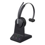 Yealink WH64 Mono UC Headset Wireless DECT Bluetooth 5.2 USB-C Boom Microphone Black