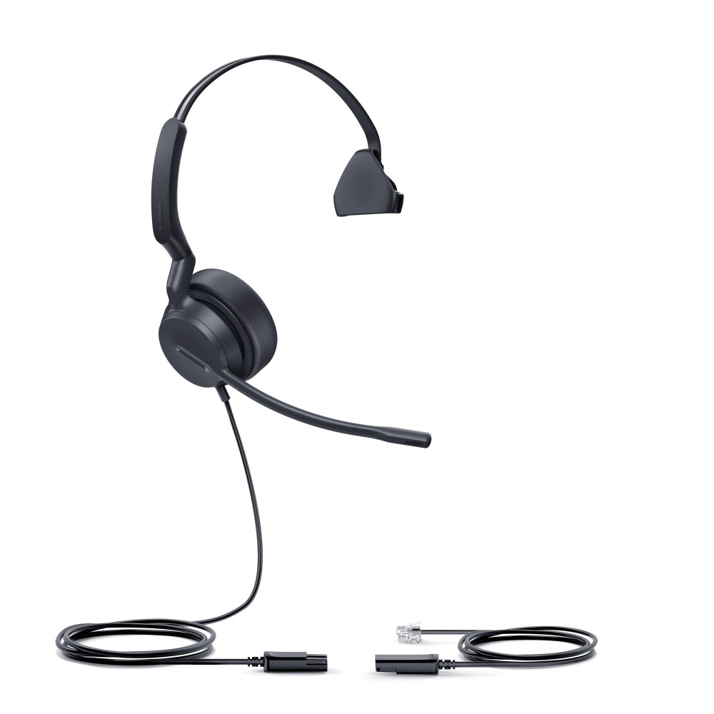 Yealink YHS36 E2 Mono Headset Wired Black with Boom Noise-canceling Microphone for Office Call Centre Yealink YHS36 E2 Mono Headset Wired Black with Boom Noise-canceling Microphone for Office Call Centre